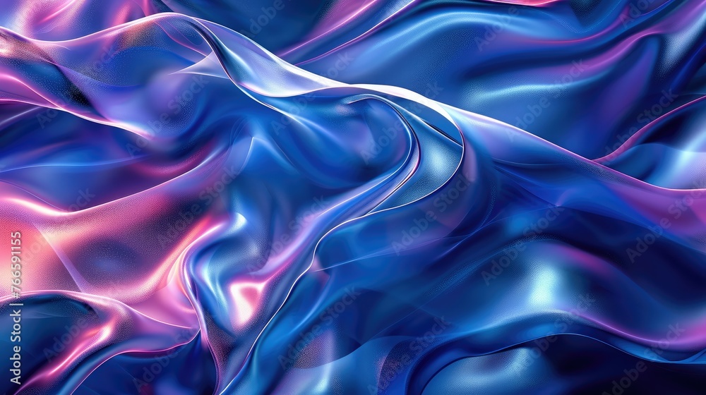 Abstract background with a blue and purple gradient, fluid shapes, elegant curves, and smooth lines. Generative AI. Abstract background with a blue and purple gradient, fluid shapes, elegant curves, and smooth lines. Generative AI.