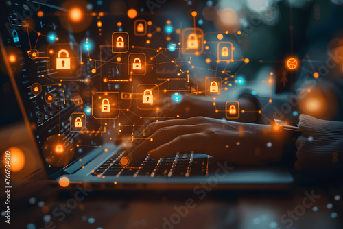 Cybersecurity, Office Work. Generative AI