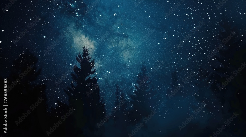 A beautiful night sky filled with twinkling stars. Perfect for backgrounds or space-themed designs
