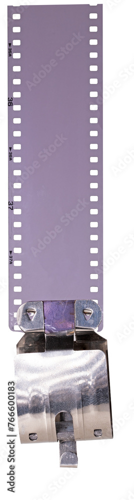 Blank photographic film on an isolated background. Blank photographic film on an isolated background.