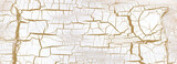 Craquelure scratch texture painting wall background. White Beige and brown color.