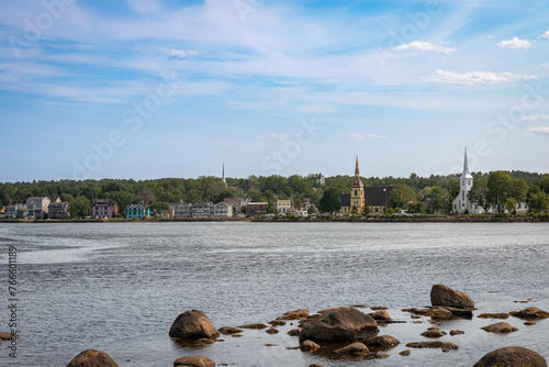 The churches of Mahone Bay photo