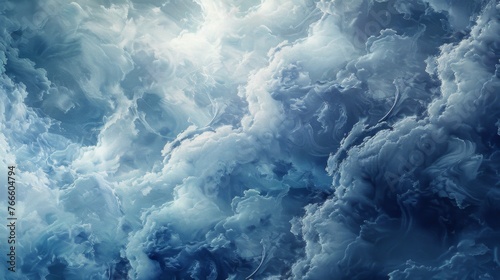 Soft and fluffy, this textured background looks like swirling clouds in the sky.