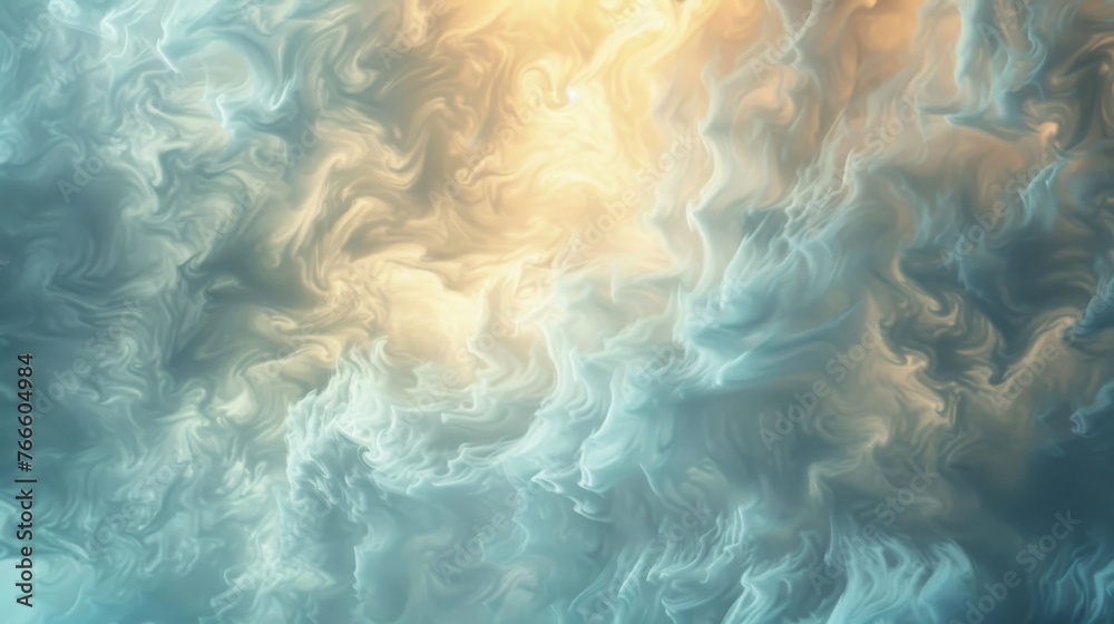 Soft and fluffy, this textured background looks like swirling clouds in the sky.