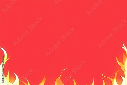 background with yellow flame