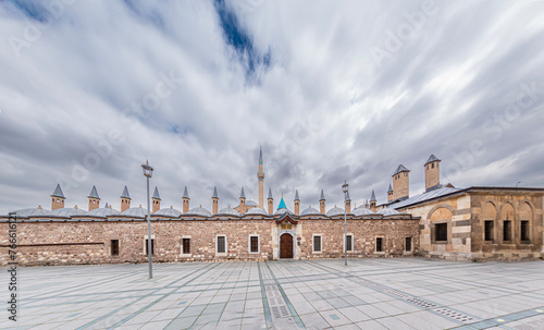 View of Mevlana's tomb from different angles
