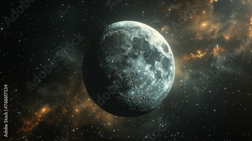 Artists Rendering of Planet in Outer Space