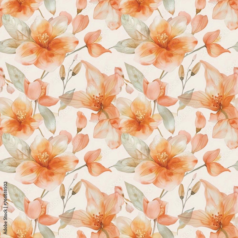 Lao Champalo flowers, watercolor, sweet, beautiful, cute, warm, seamless fabric pattern. arts and crafts textile fashion background fashionable wallpapers element natural collection shape carpet arts Lao Champalo flowers, watercolor, sweet, beautiful, cute, warm, seamless fabric pattern. arts and crafts textile fashion background fashionable wallpapers element natural collection shape carpet arts