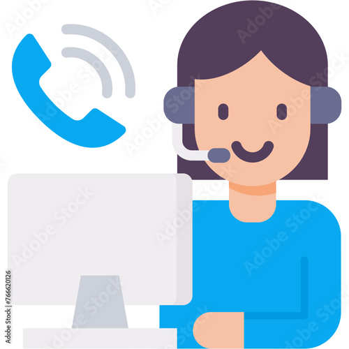 Call Center Agent Icon
