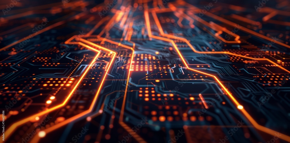 Dynamic digital circuitry backdrop: a futuristic canvas showcasing intricate circuitry patterns, embodying the essence of technological advancement. Dynamic digital circuitry backdrop: a futuristic canvas showcasing intricate circuitry patterns, embodying the essence of technological advancement.