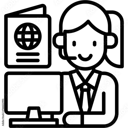Passport Service Icon