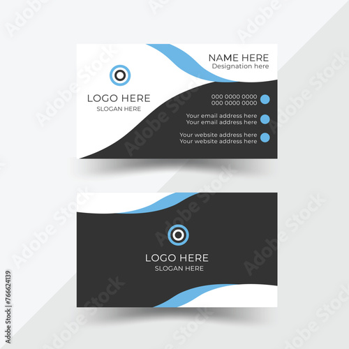 Simple Business Card Layout. Modern Business Card - Creative and Clean Business Card Template. 
Luxury business card design template.
