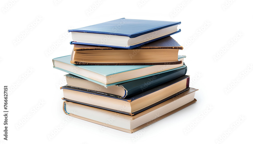 stack of book isolated on white background stack of book isolated on white background