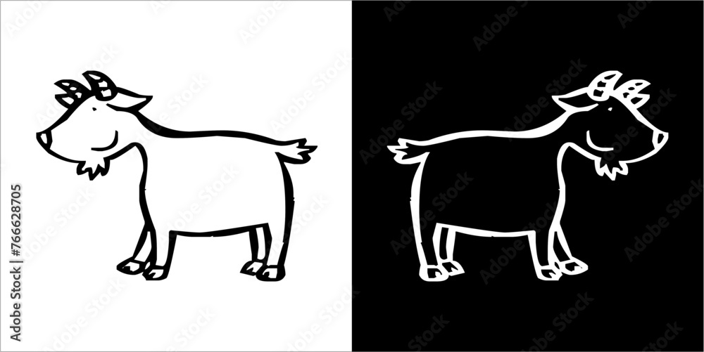 Obraz premium Illustration vector graphics of farm icon