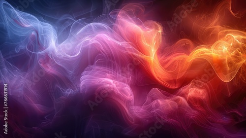abstract background with colorfull waves