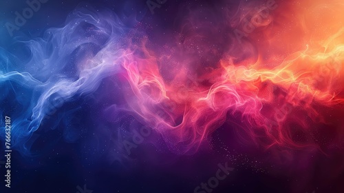 abstract waves colorfull background photo