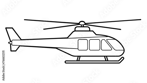 High-Quality Helicopter Vector Art Elevate Your Designs with Stunning Graphics © Mosharef 
