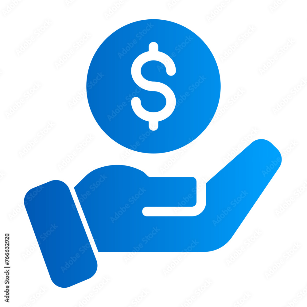This is the Finance icon from the Finance icon collection with an solid gradient style This is the Finance icon from the Finance icon collection with an solid gradient style