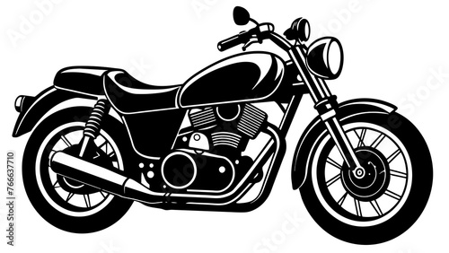 Rev Up Your Designs with High-Quality Motorcycle Vector Graphics © Mosharef ID:#6911090