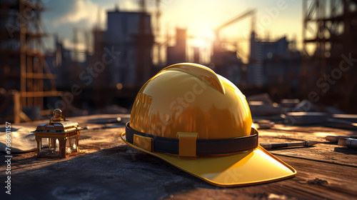 Construction site safety helmet