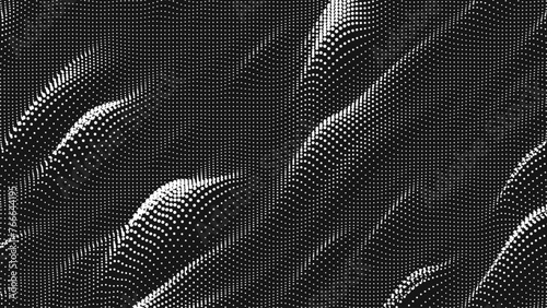 Point wave diagonal texture. Abstract dot background. Technological cyberspace background.