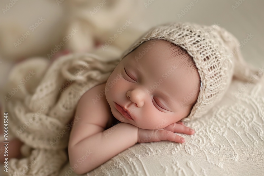 Newborn innocence captured in a soft and tender photograph Newborn innocence captured in a soft and tender photograph