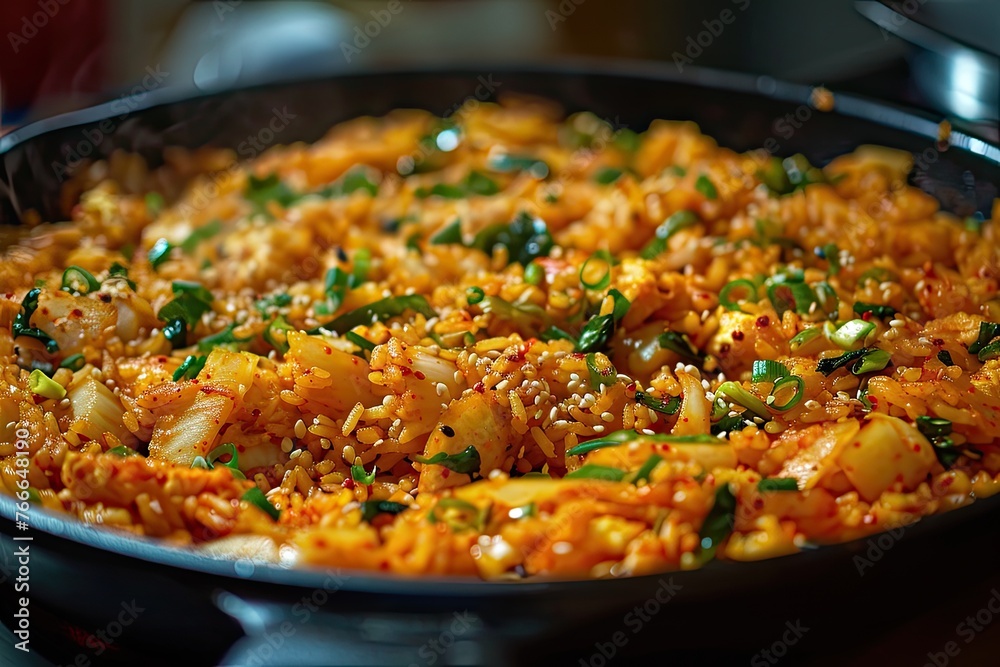 Spicy kimchi fried rice, a Korean comfort dish, Korean comfort dish featuring spicy kimchi fried rice. Spicy kimchi fried rice, a Korean comfort dish, Korean comfort dish featuring spicy kimchi fried rice.