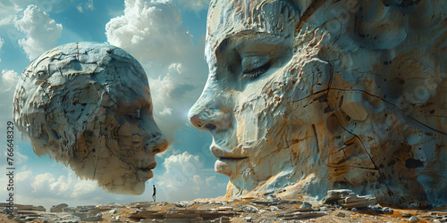 Fototapeta surreal fantasy landscape