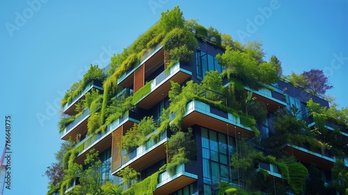 Eco-Urban Design: Innovative High-Rise with Lush Green Balconies