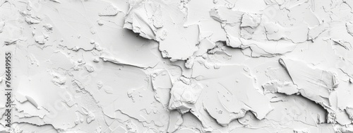 white rough plaster facade texture background banner. abstract white background modern design photo