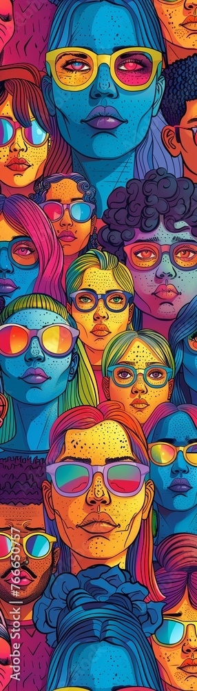 Design a captivating image showcasing a blend of traditional and modern elements, symbolizing the preservation of cultural heritage through art Use vibrant colors and intricate details to convey the r