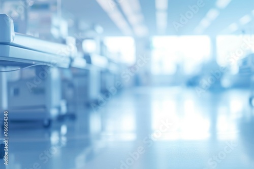 view Softened Medical Scene Stock Photo Innovation, medical background blur