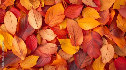 A stunningly beautiful autumn leaves background image, perfect for use as a wallpaper or for any other creative project.