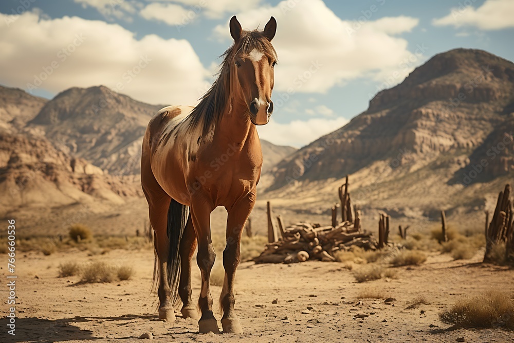 Φωτογραφία Horse in Monument Valley, Arizona, United States of America.