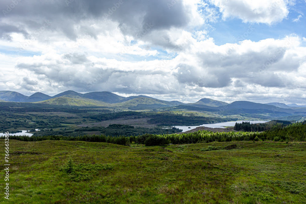 Views around Glengarry, scottish Highlands