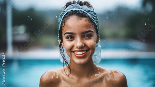 tropical rain, rainy but wa...