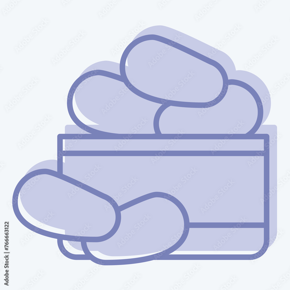 Icon Dates. related to Saudi Arabia symbol. two tone style. simple design editable. simple illustration Icon Dates. related to Saudi Arabia symbol. two tone style. simple design editable. simple illustration