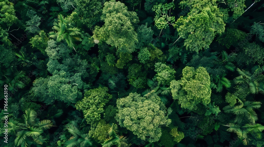 Biodiversity Boost Cinematic shots of reforestation projects and green spaces teeming with life highlighting the imporAI generated illustration