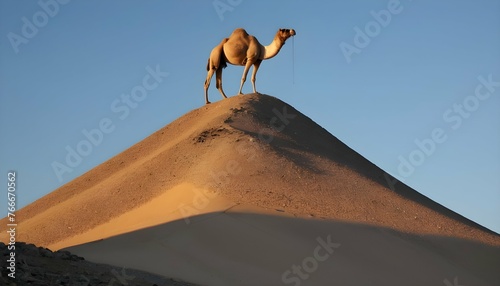 A Camels Hump Rising Majestically Against The Sky