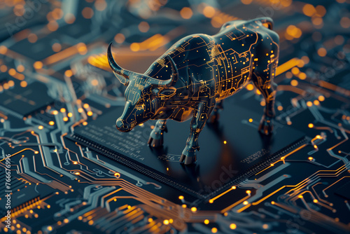 Artificial Intelligence (AI) Chip Semiconductor Bull Market Run, Stock Market