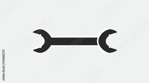 Wrench icon vector wrench maintain logo black sign is