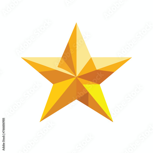 Star icon design vector simple flat vector illustra