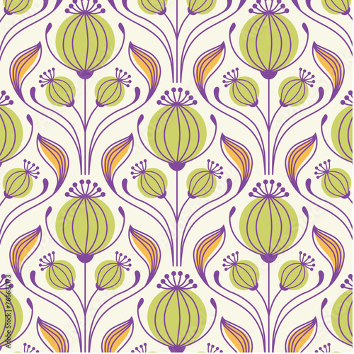Poppy Seed Heads Designs in Fabric, Wallpaper and Textures