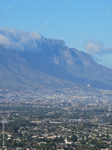 Table Mountain view in Cape Town South Africa