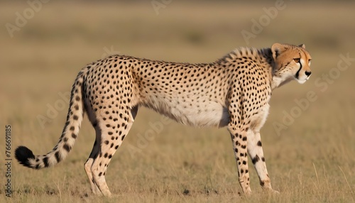A Cheetah With Its Hindquarters © zuevskayaolga