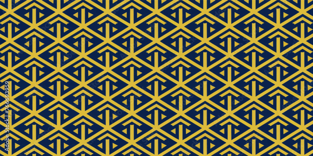 Abstract rectangular geometric pattern in gold on a dark background. for decoration, textile fabric prints and wallpaper. Symmetrical model for fashion and home design. Abstract rectangular geometric pattern in gold on a dark background. for decoration, textile fabric prints and wallpaper. Symmetrical model for fashion and home design.