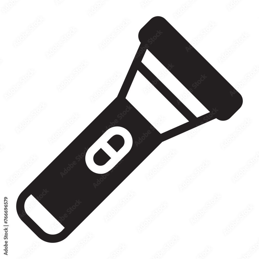flashlight glyph icon flashlight glyph icon