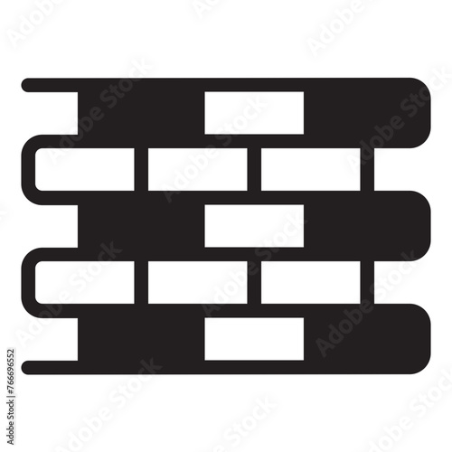 brickwork glyph icon
