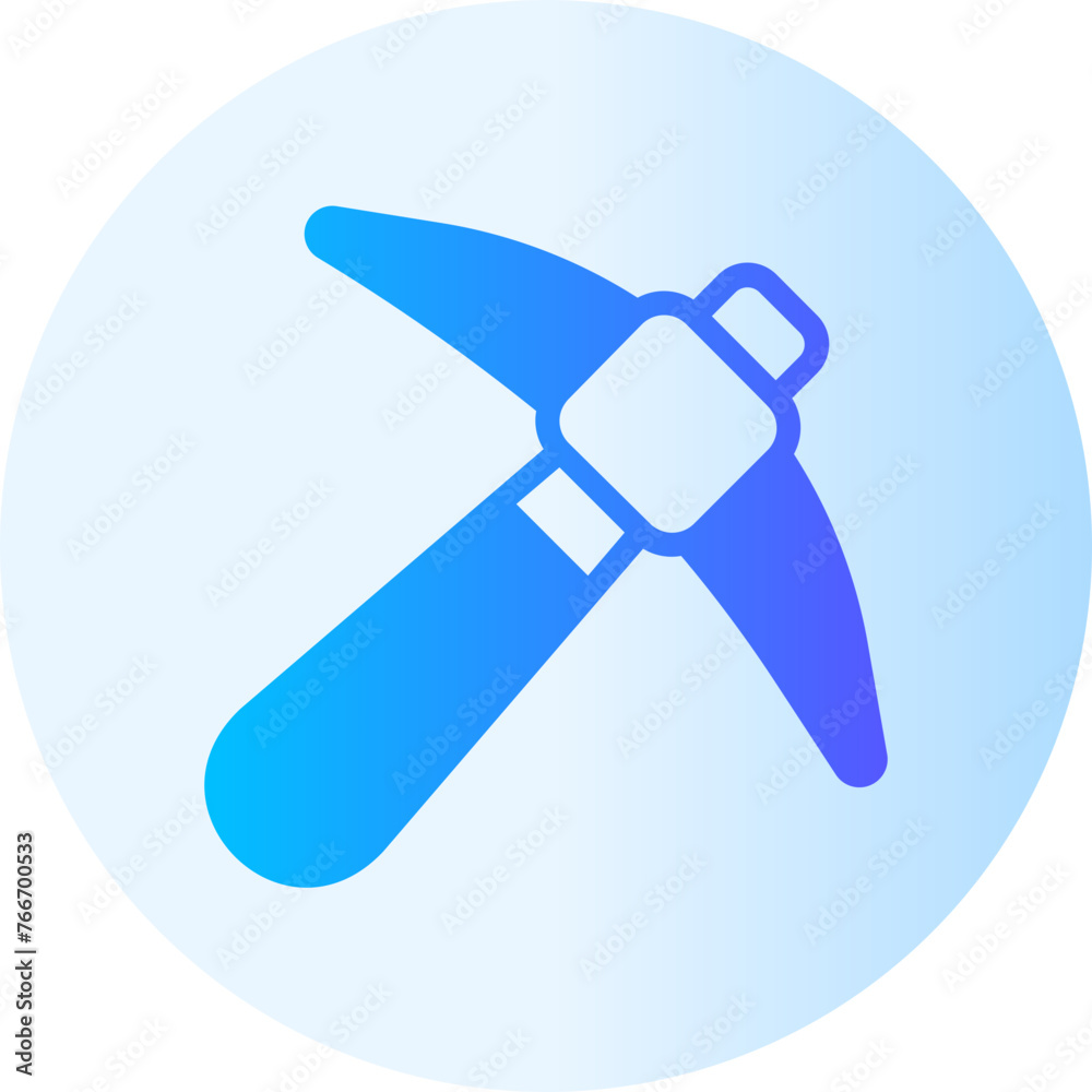 pickaxe gradient icon pickaxe gradient icon