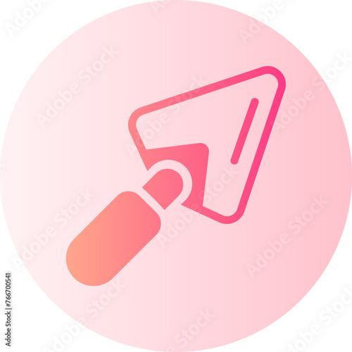 trowel gradient icon